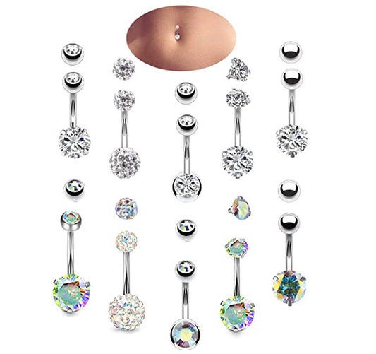 Rhinestone Belly Rings