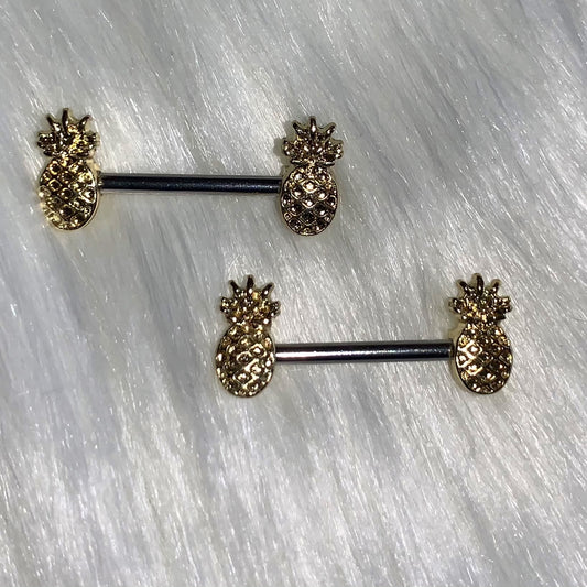 “Pineapples” Nipple Ring